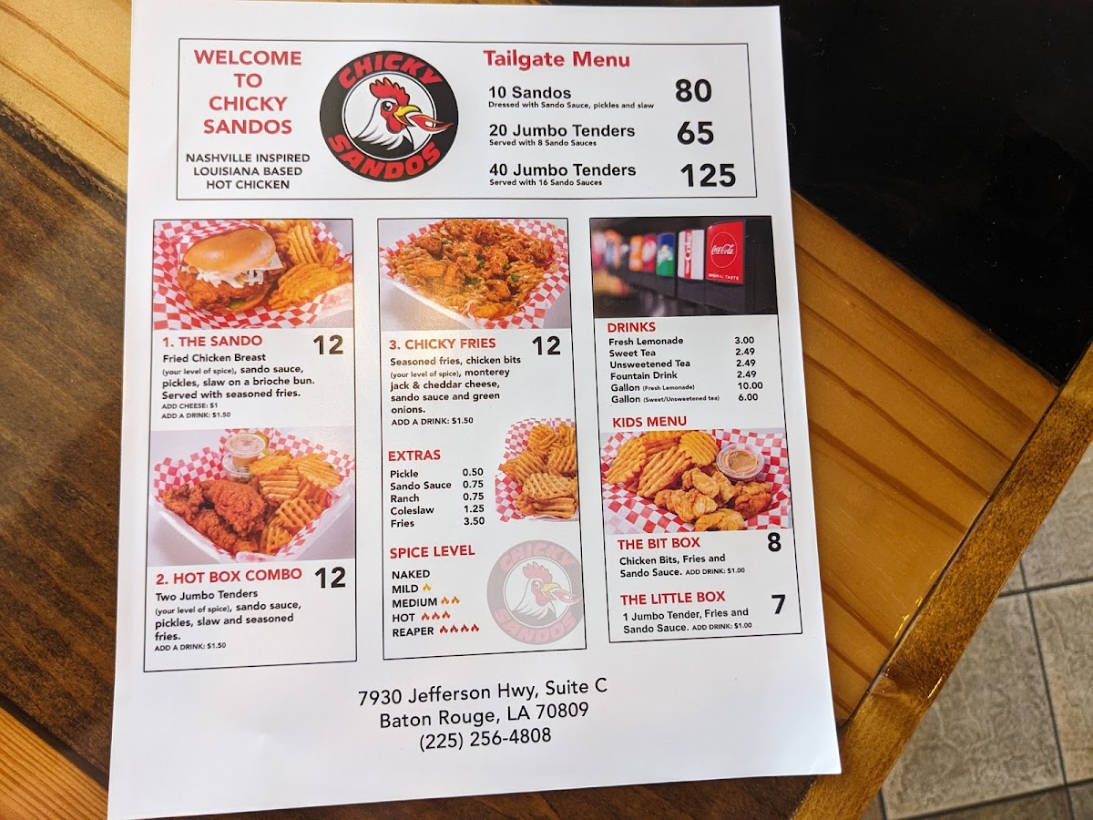 Menu Chicky Sandos-1